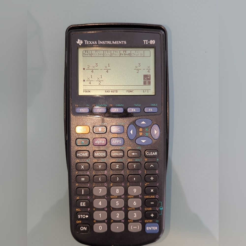 Texas Instruments TI-89 Advanced Graphing Calculator Math, Accounting, Functions - Picture 8 of 10